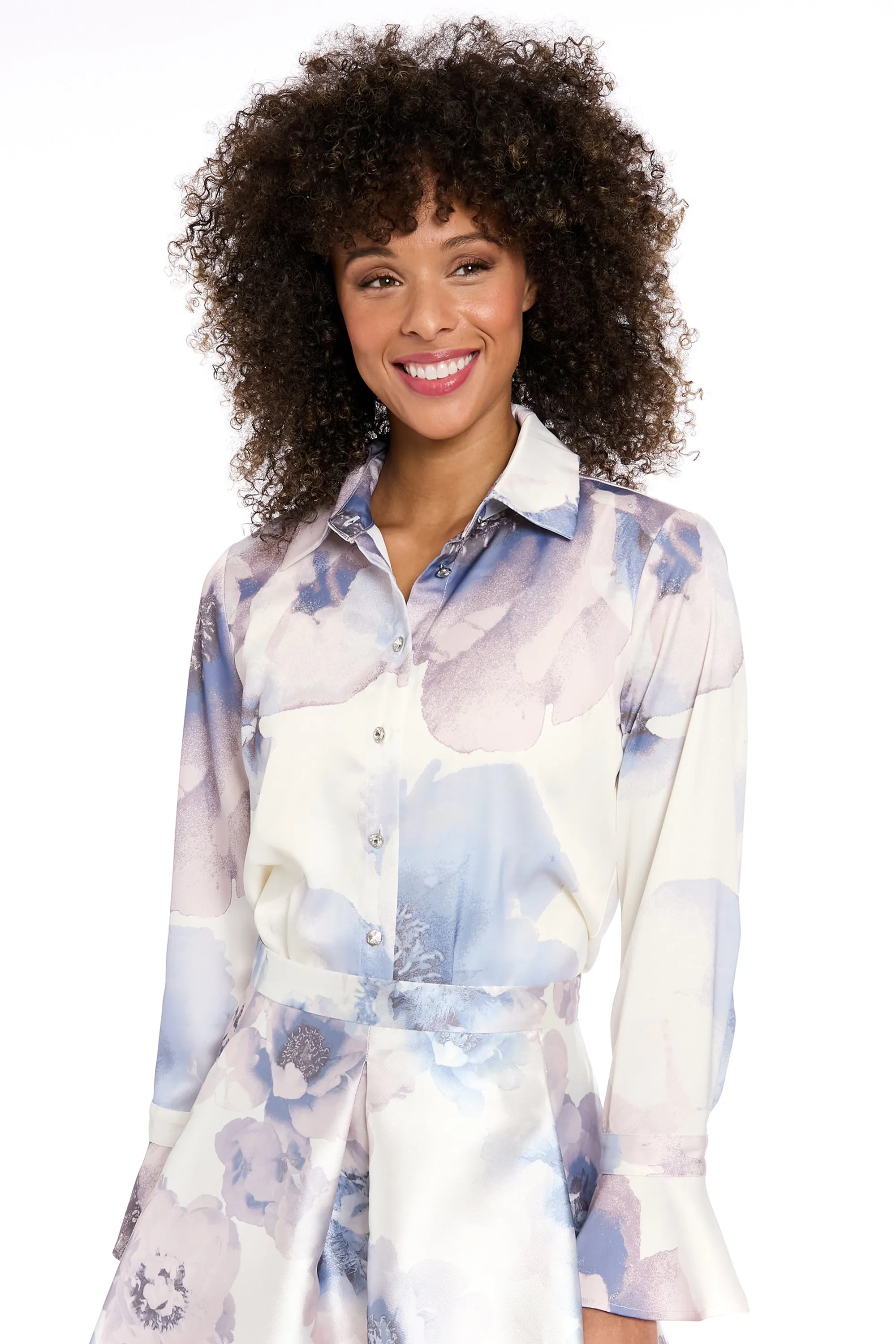 Delancey Button Front Blouse sold by Maggy London product image thumbnail 3