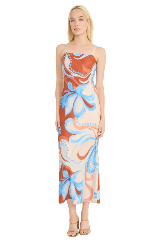 Alora in Glazed Garden Midi Sleeveless Dress - FINAL SALE made by Donna Morgan
