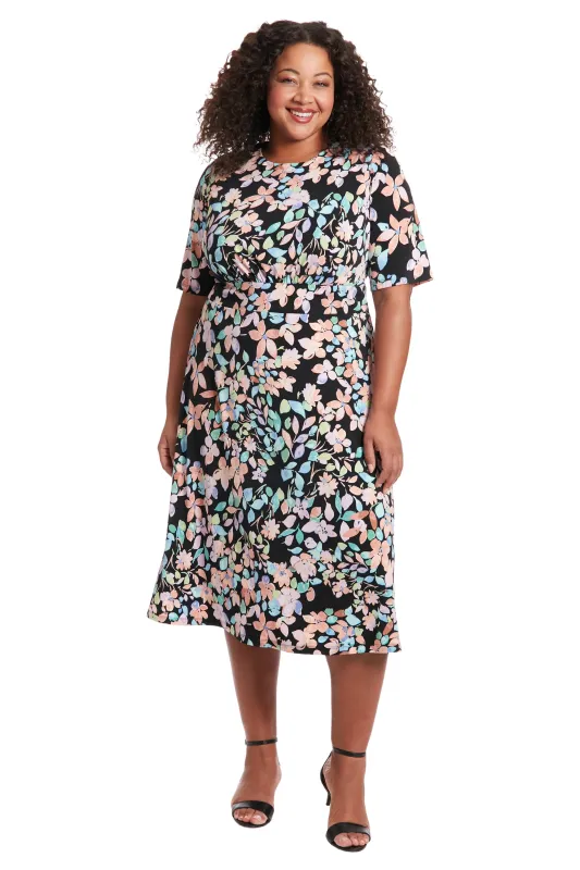 Ayanna in Sorbet Floral sold by Maggy London