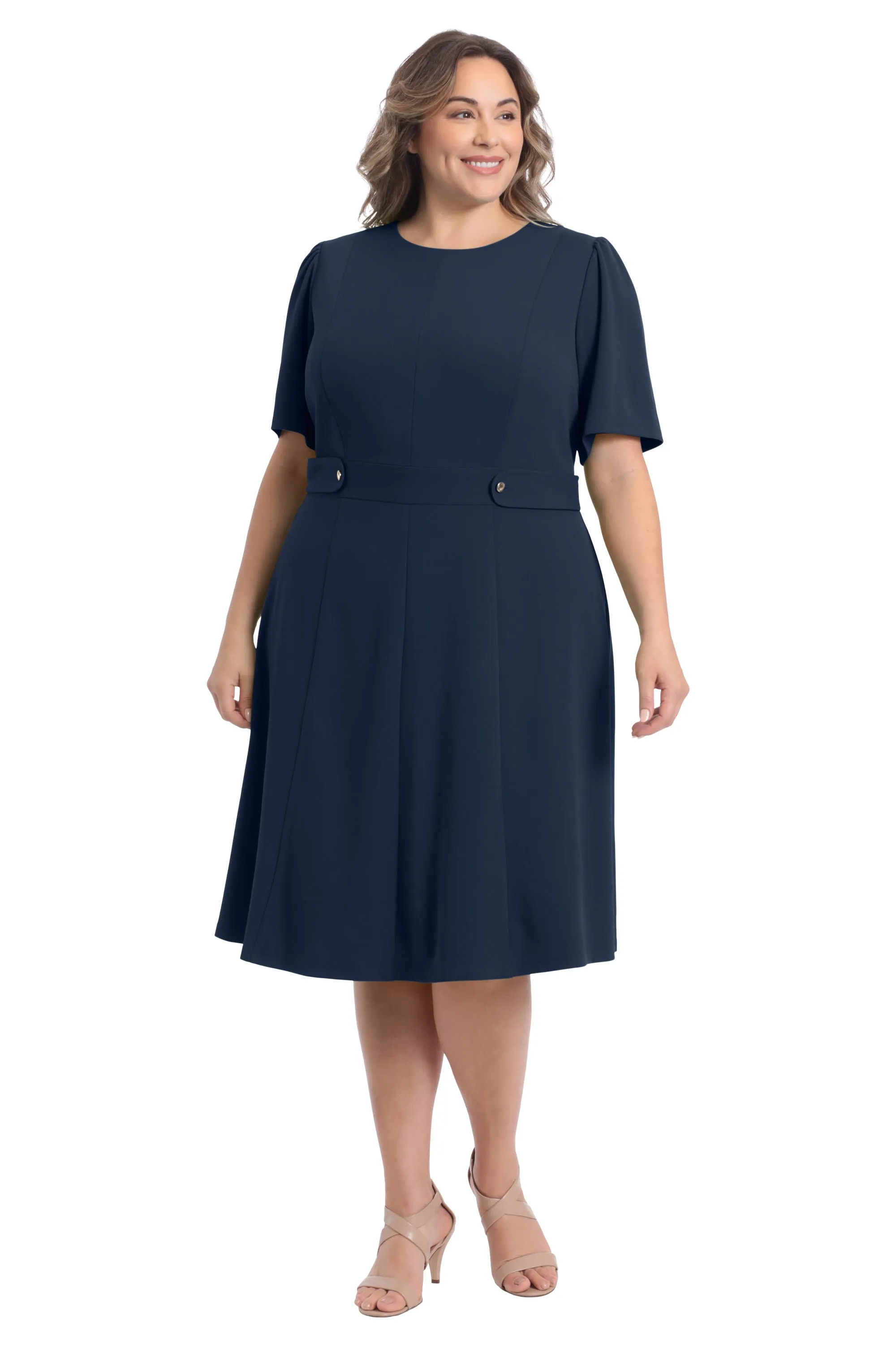Quill - Classic Colors Side Tab Dress sold by Maggy London product image thumbnail 2