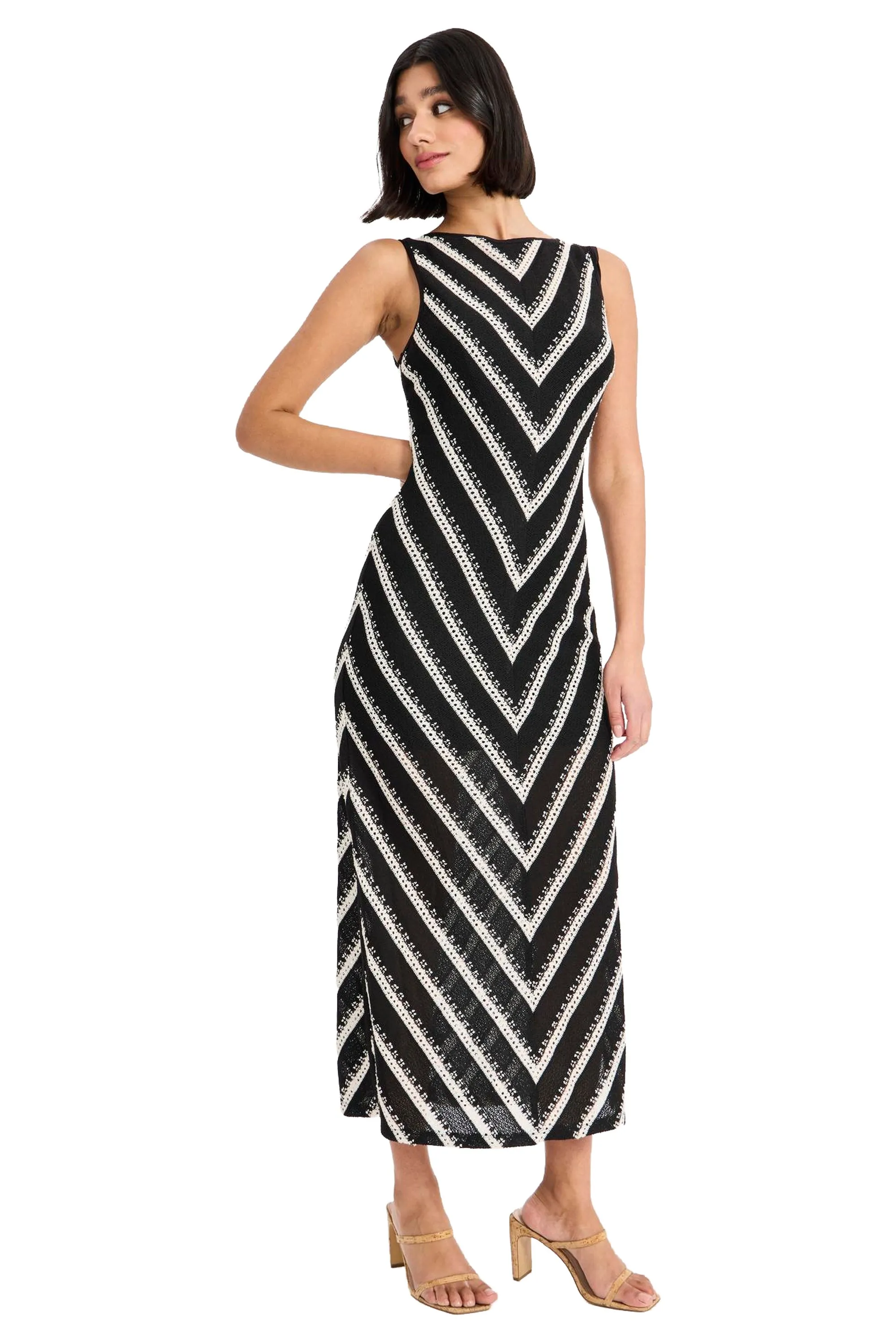 Kay Crochet Sleeveless Midi sold by Maggy London product image thumbnail 3