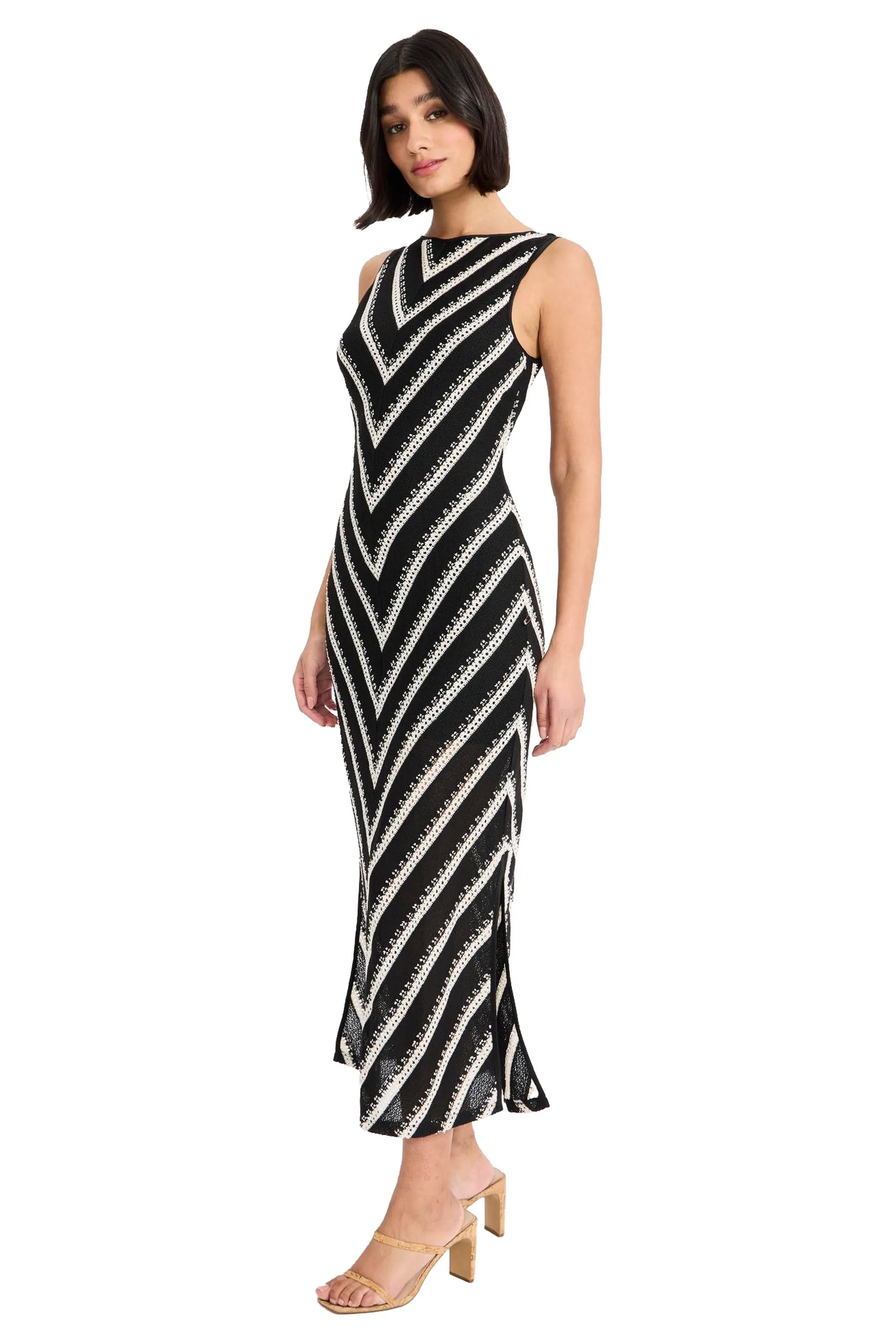 Kay Crochet Sleeveless Midi sold by Maggy London product image thumbnail 4