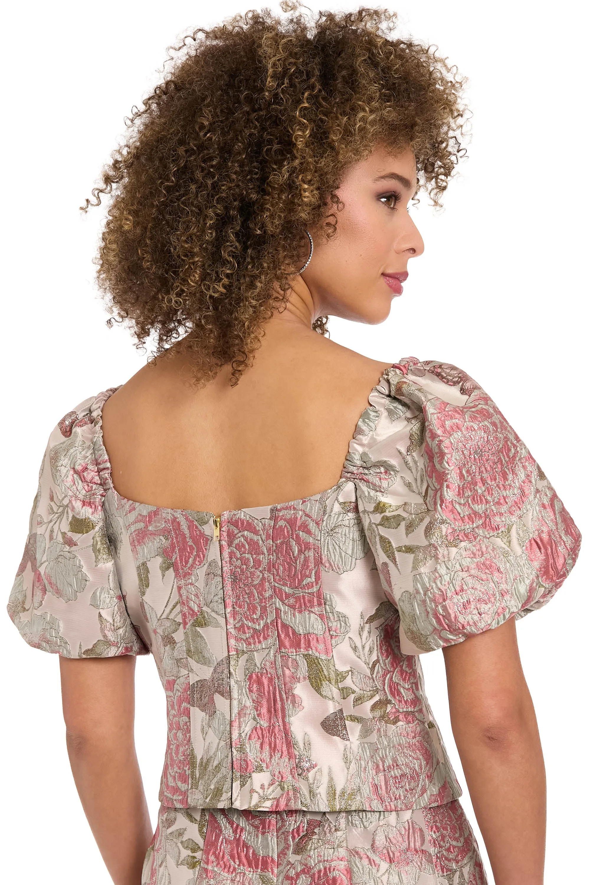 Robinson Bubble Sleeve Bustier Top sold by Maggy London product image thumbnail 5