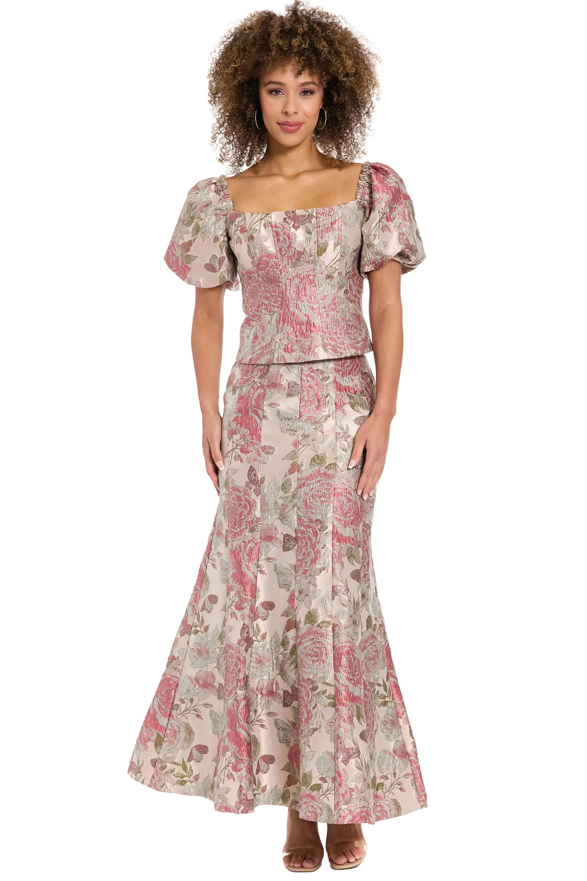 Robinson Bubble Sleeve Bustier Top sold by Maggy London product image thumbnail 3