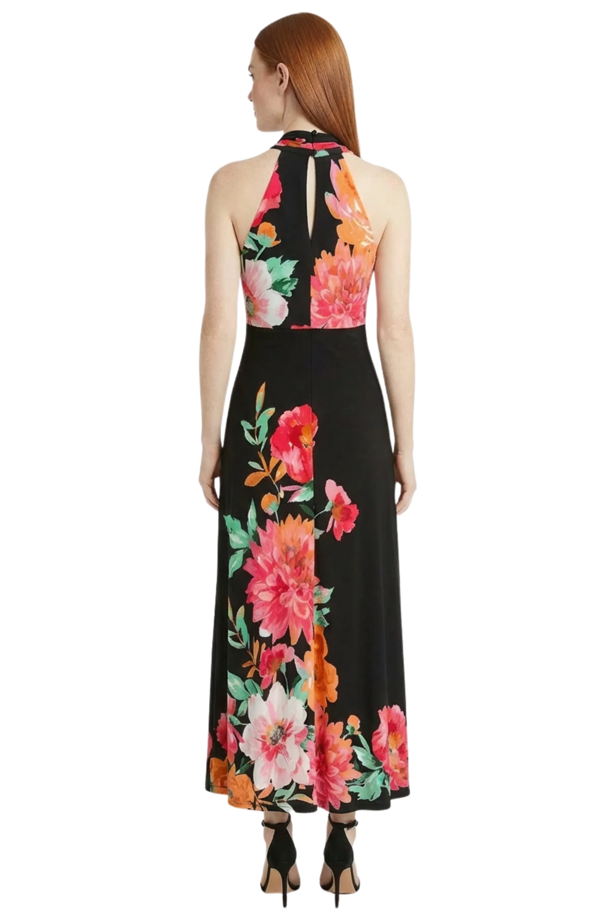 Zarina Halter V-Neck Maxi Dress sold by Maggy London product image thumbnail 4