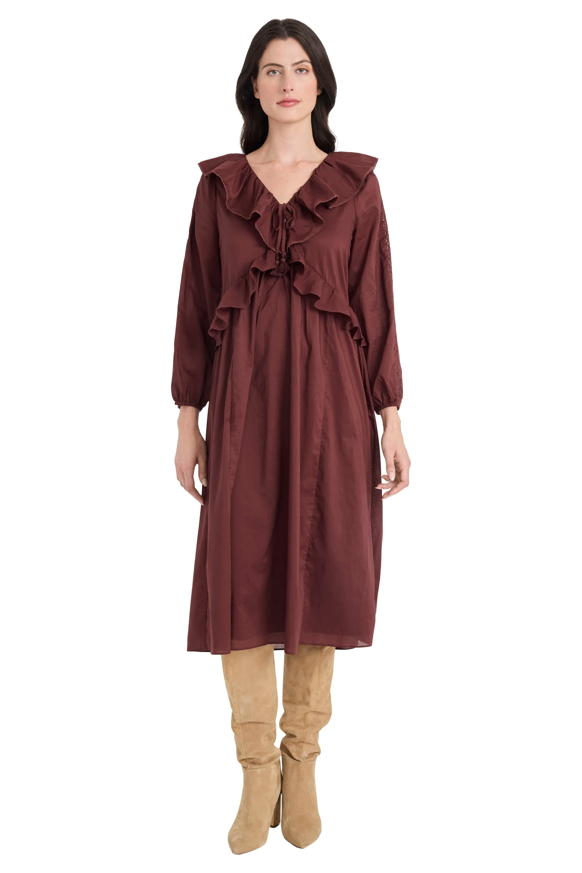 Nicholas in Solid Cotton sold by Maggy London product image thumbnail 2