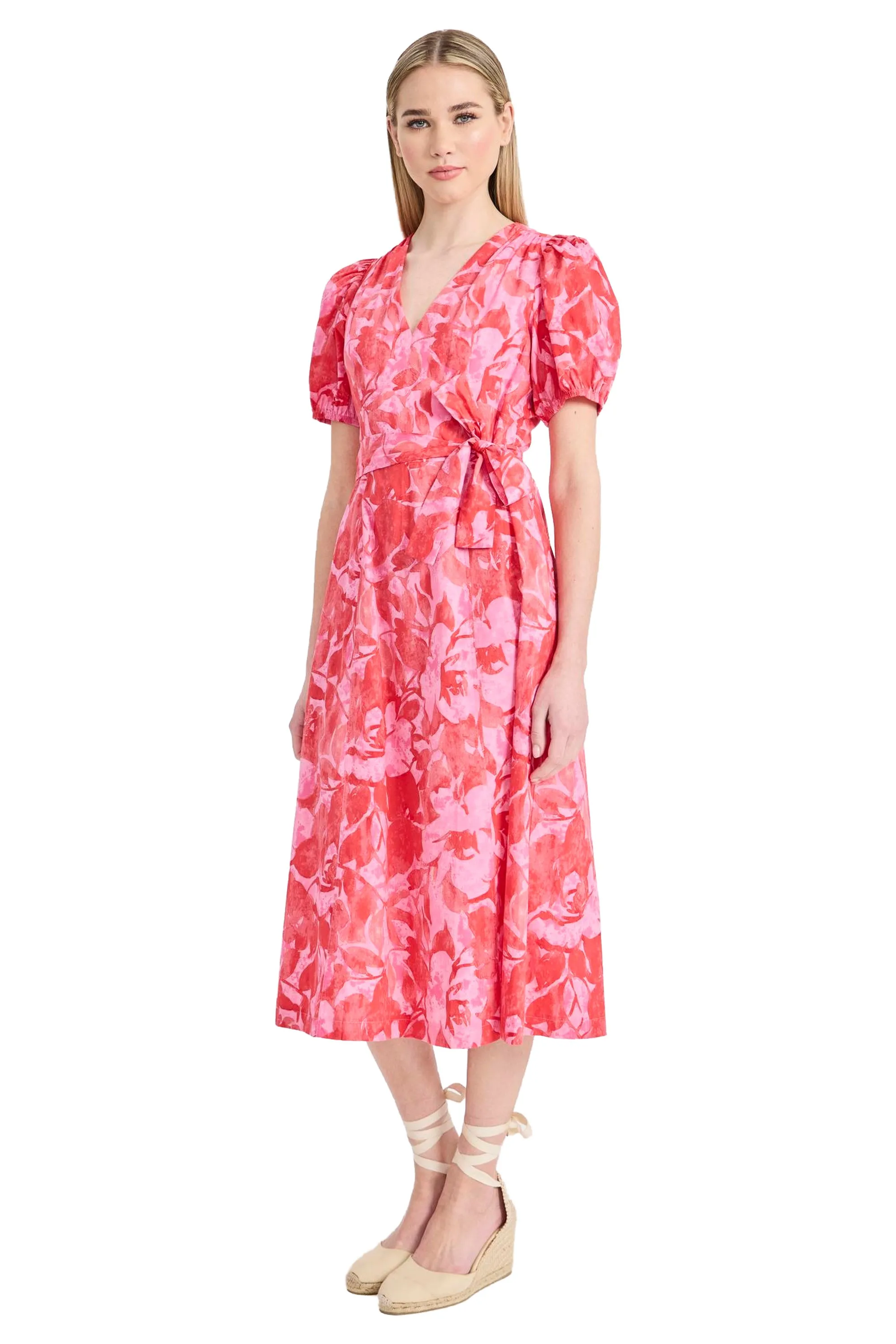 Charley Cotton Puff Sleeve Midi sold by Maggy London product image thumbnail 2