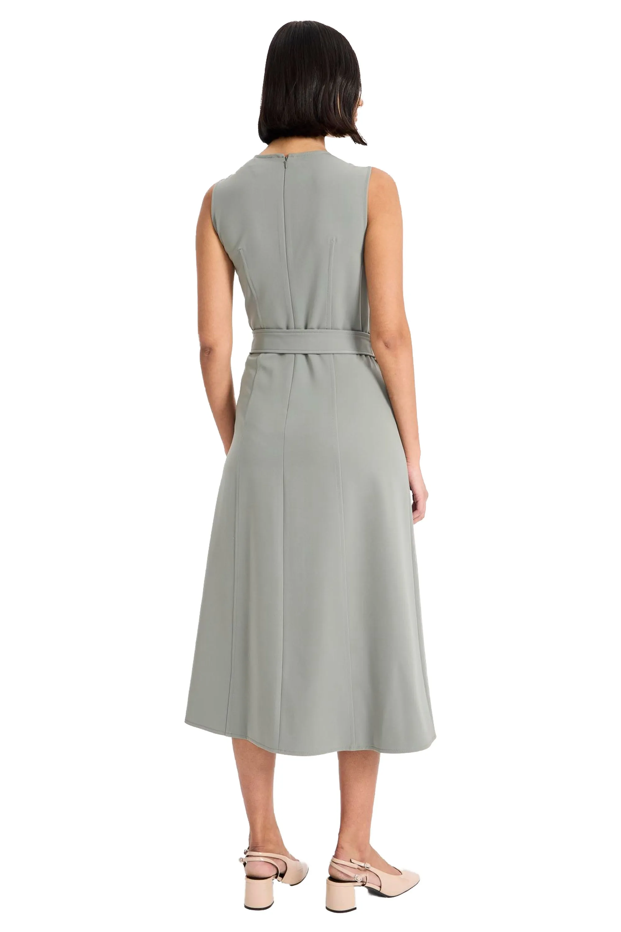 Orion Flare Midi with Belt sold by Maggy London product image thumbnail 3
