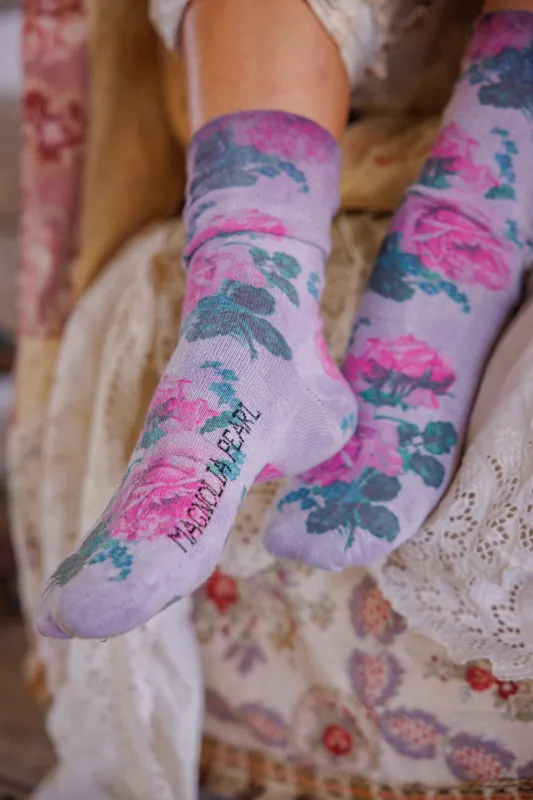 Floral MP Socks sold by Magnolia Pearl
