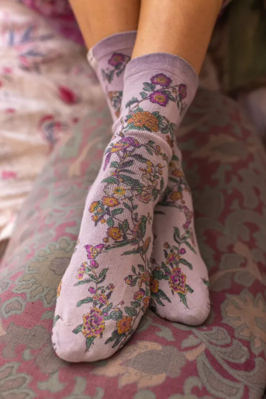 Floral MP Socks sold by Magnolia Pearl