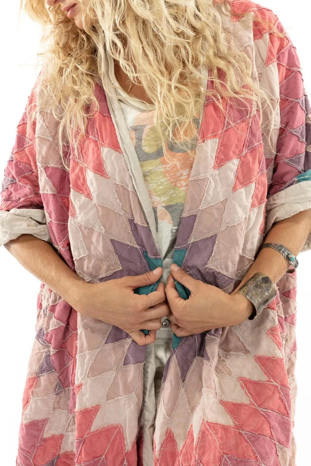 Las Cruces Quiltwork Kimono sold by Magnolia Pearl product image thumbnail 5