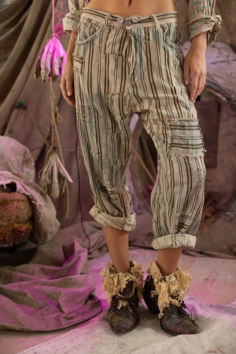 Striped Miner Pants sold by Magnolia Pearl product image thumbnail 2