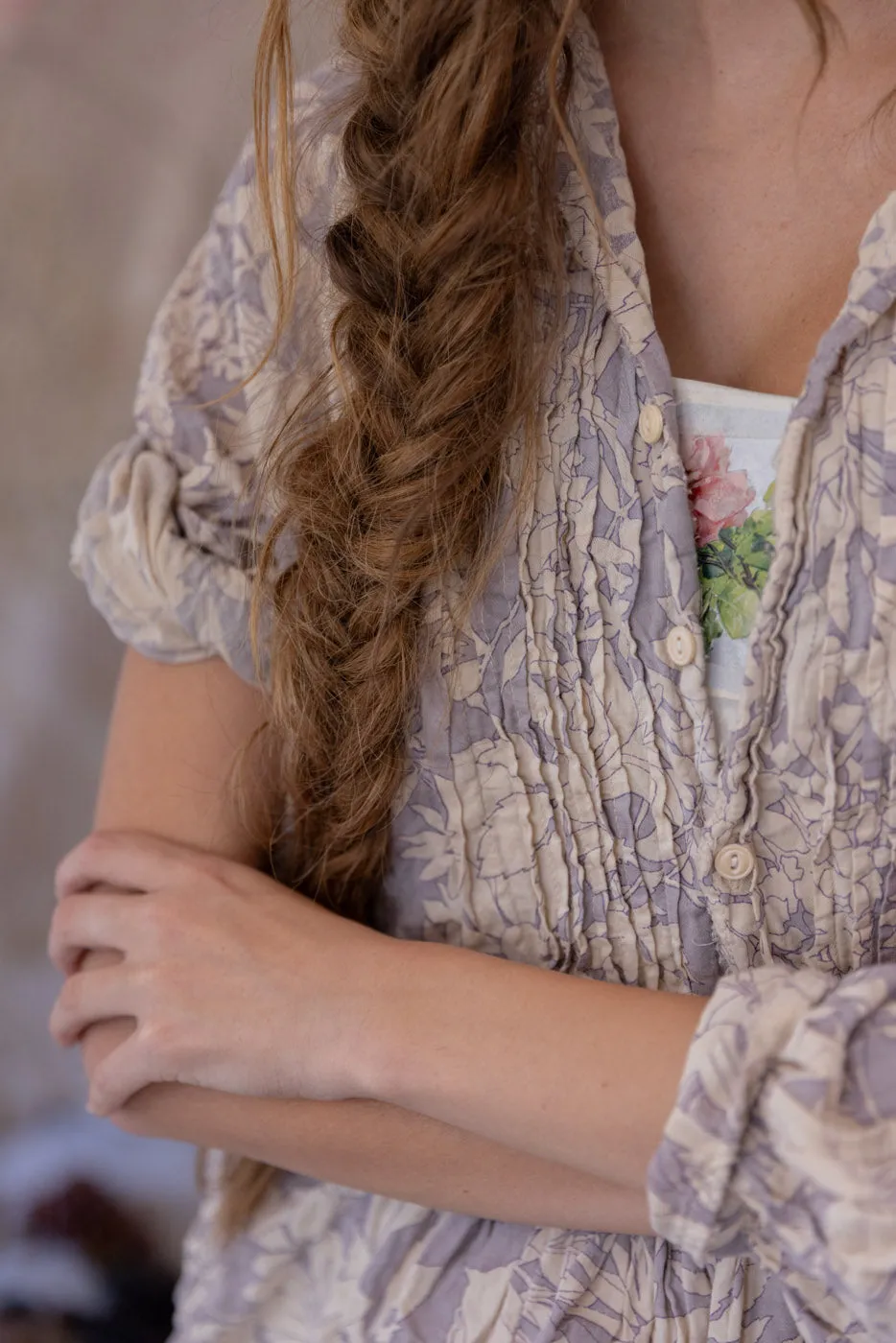 Print Cordelia Night Shirt sold by Magnolia Pearl product image thumbnail 3