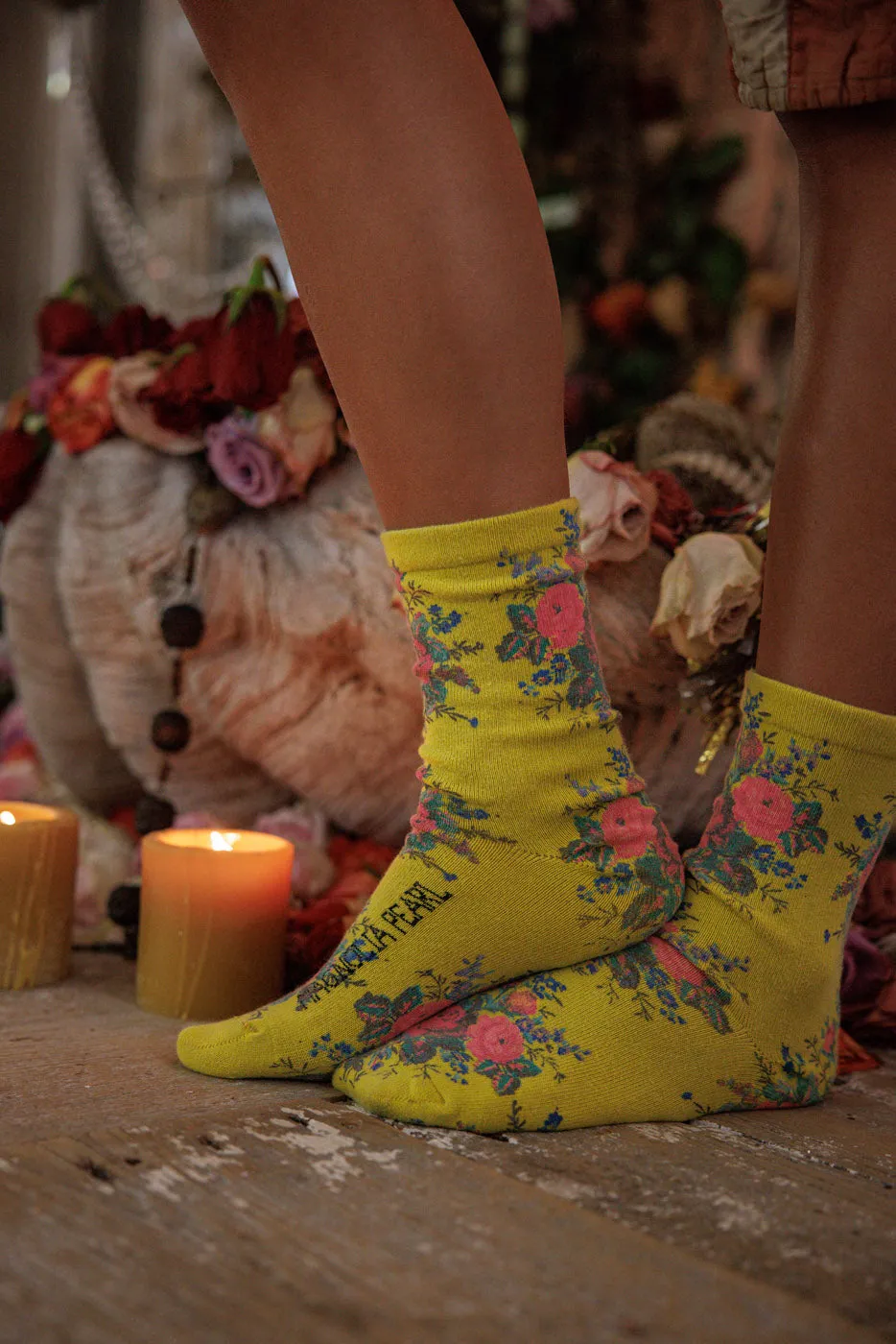 Floral MP Socks sold by Magnolia Pearl product image thumbnail 2