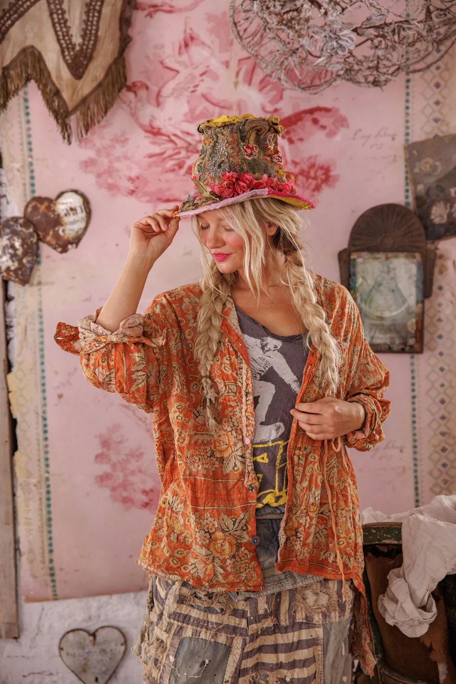 Sunfaded Adison Workshirt sold by Magnolia Pearl product image thumbnail 3