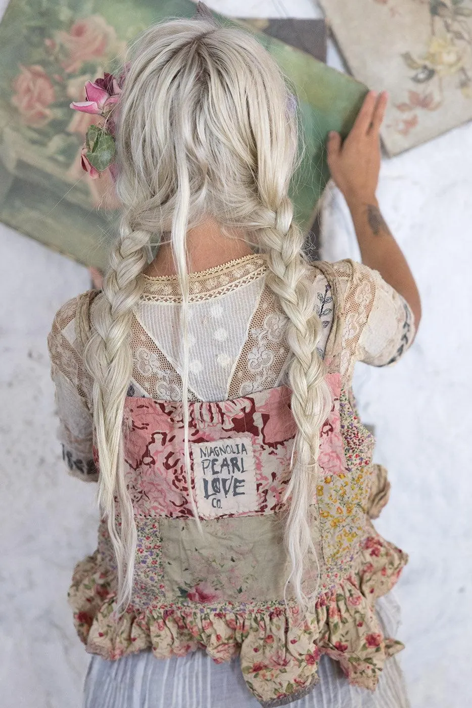 Quilted Patchwork Catalina Tank sold by Magnolia Pearl product image thumbnail 4