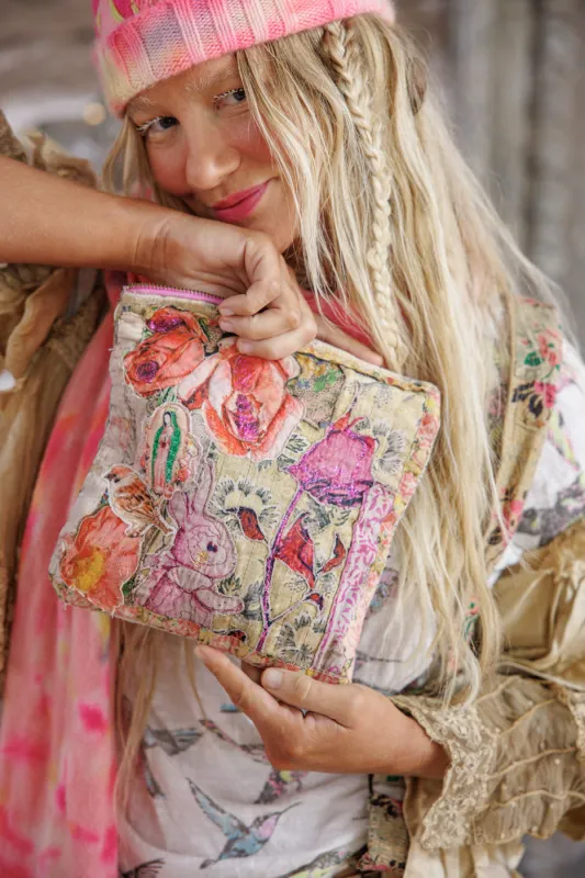 Quilted Bunny Burro Pouch sold by Magnolia Pearl