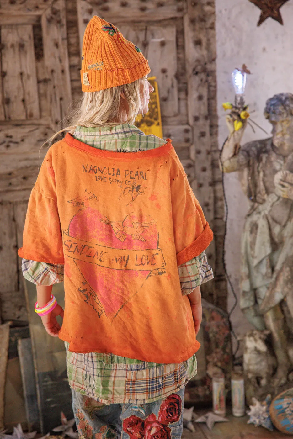 Mermaid Love Letters Vetiver Sweatshirt sold by Magnolia Pearl product image thumbnail 5