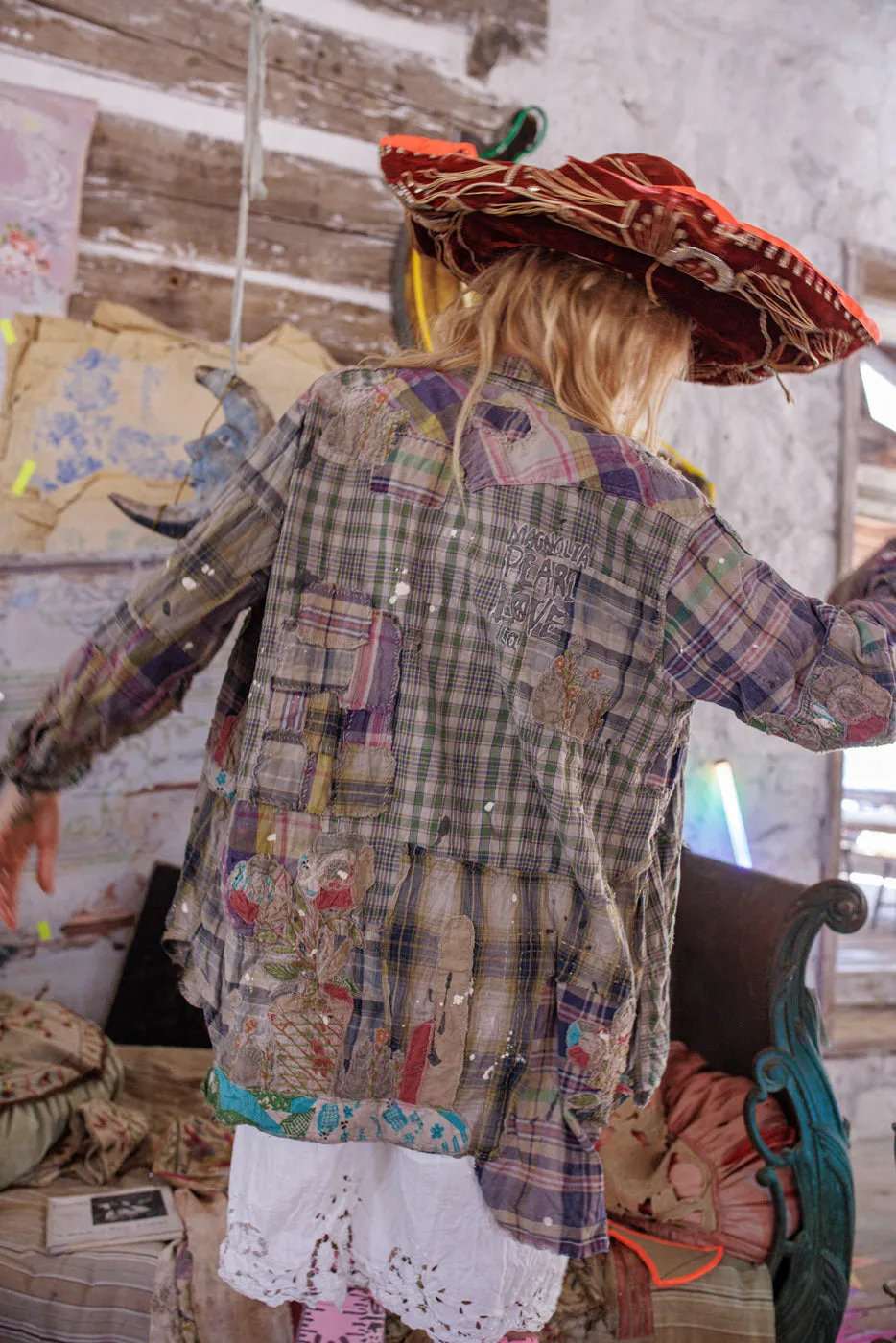 Appliqué Kelly Western Shirt sold by Magnolia Pearl product image thumbnail 4