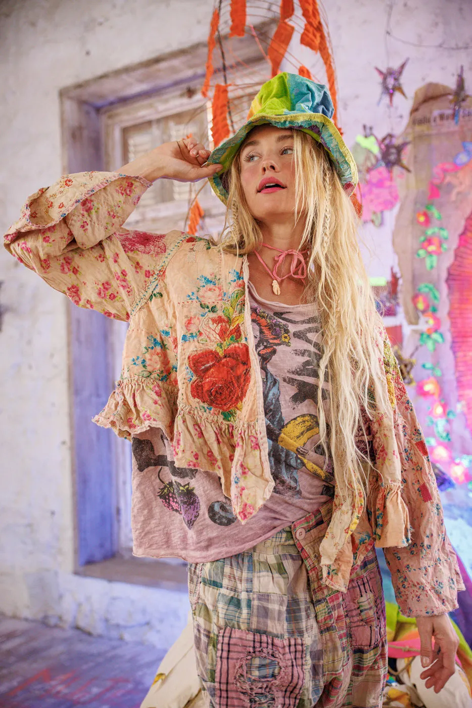 Quilted Lise Lotte Piano Shawl sold by Magnolia Pearl