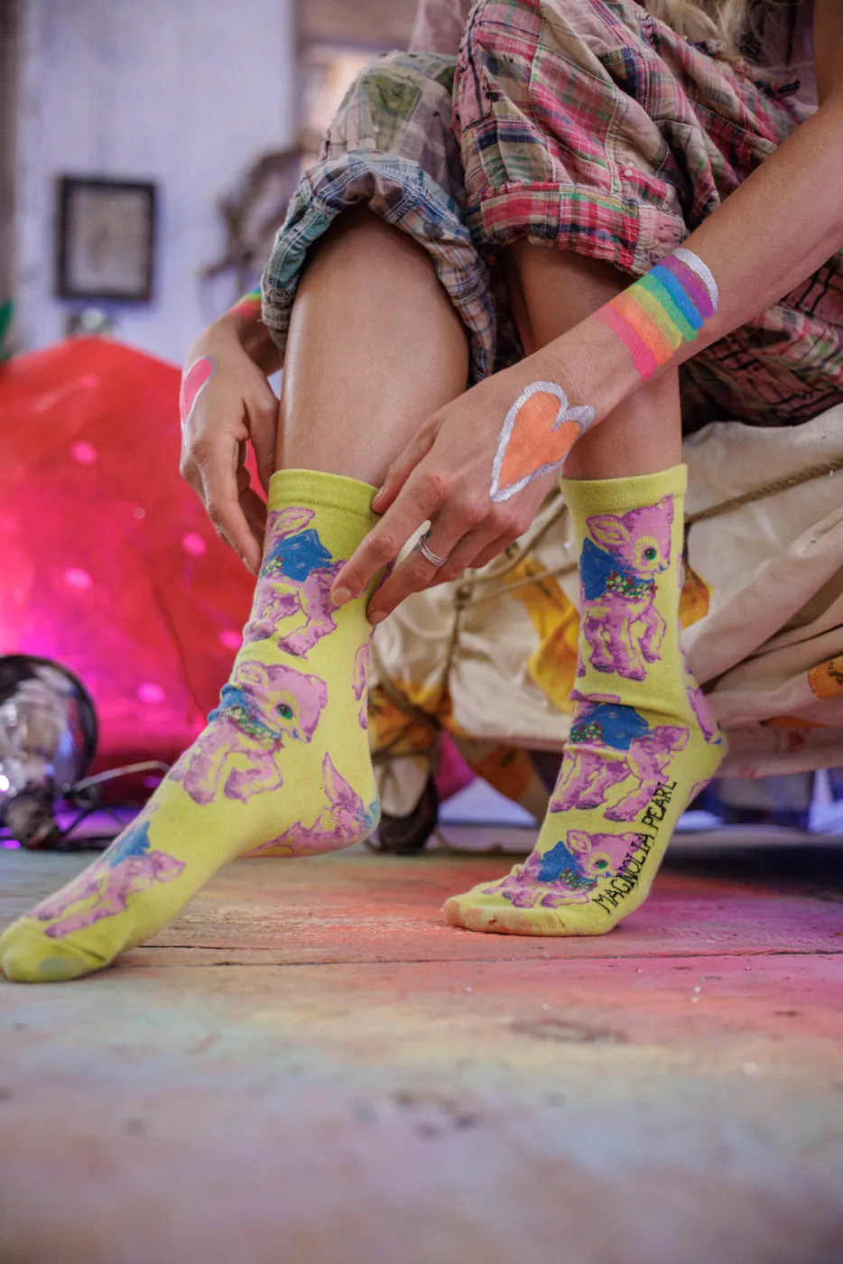 My Pet Deer MP Socks sold by Magnolia Pearl product image thumbnail 3