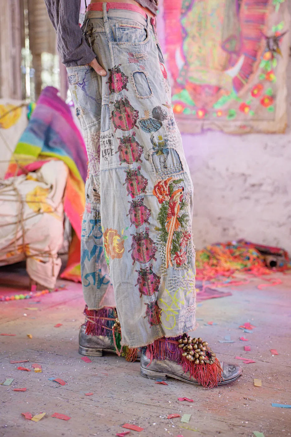 Peonies Dani Blues Denims sold by Magnolia Pearl product image thumbnail 2