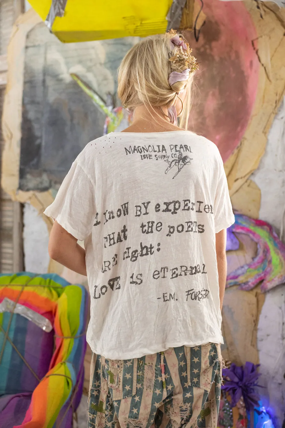 Love Poets Tee sold by Magnolia Pearl product image thumbnail 3