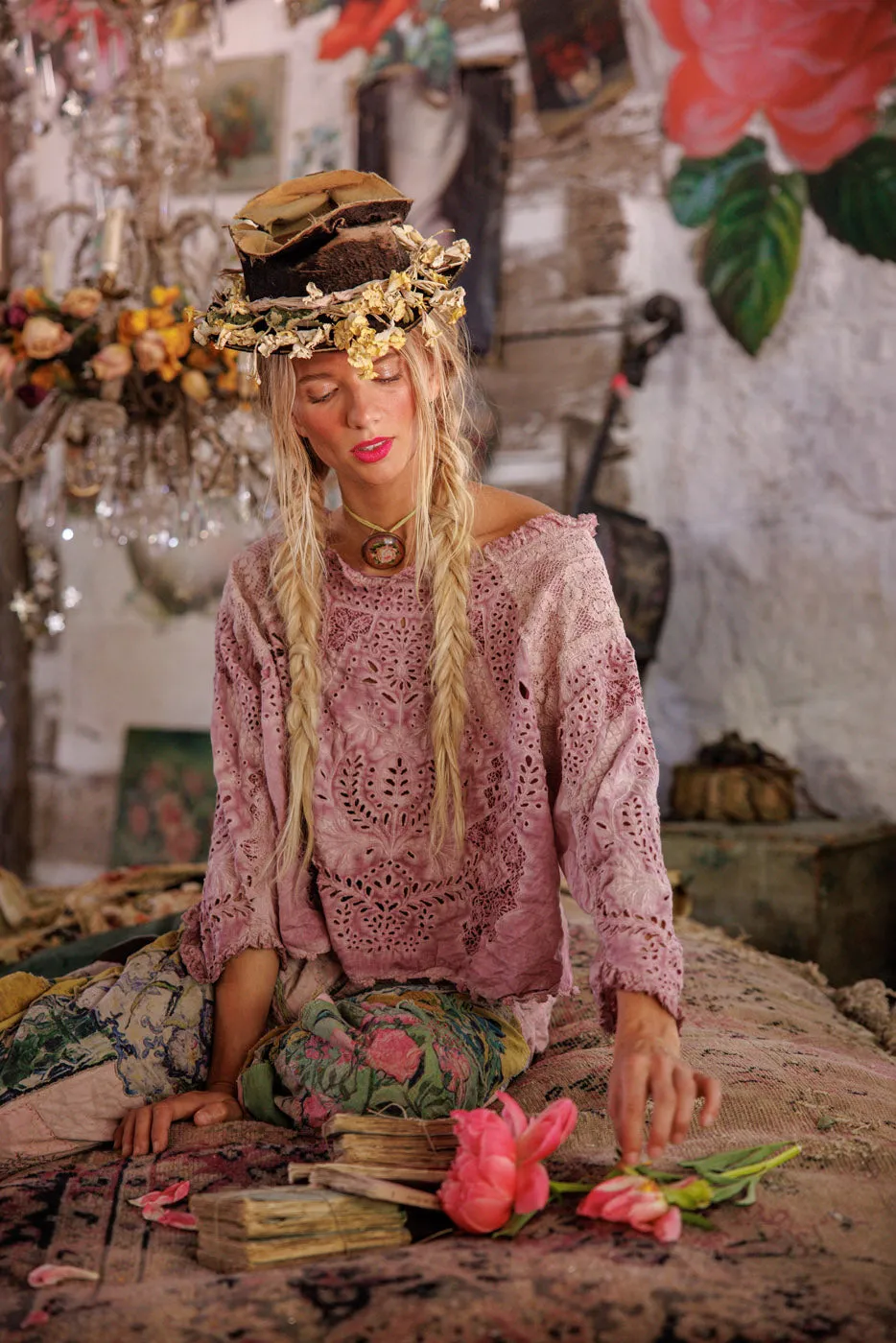 Eyelet Adelise Blouse sold by Magnolia Pearl product image thumbnail 2