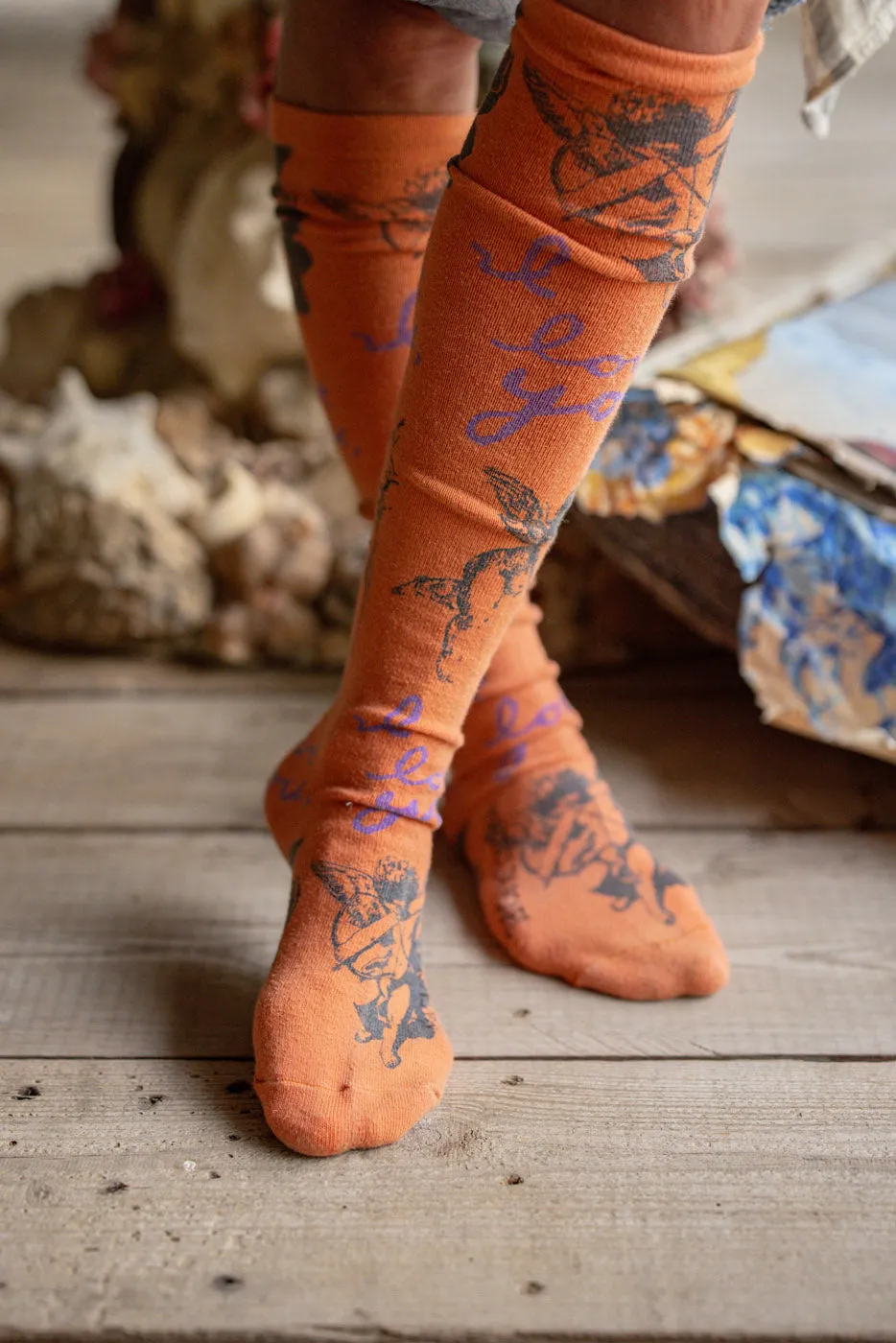 I Love You OTK Socks sold by Magnolia Pearl