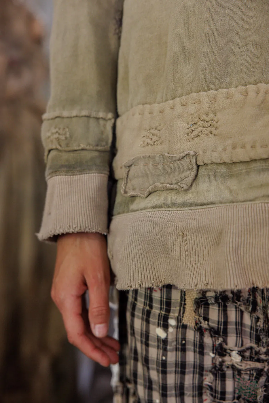 Fleece Riehl Henley sold by Magnolia Pearl product image thumbnail 2