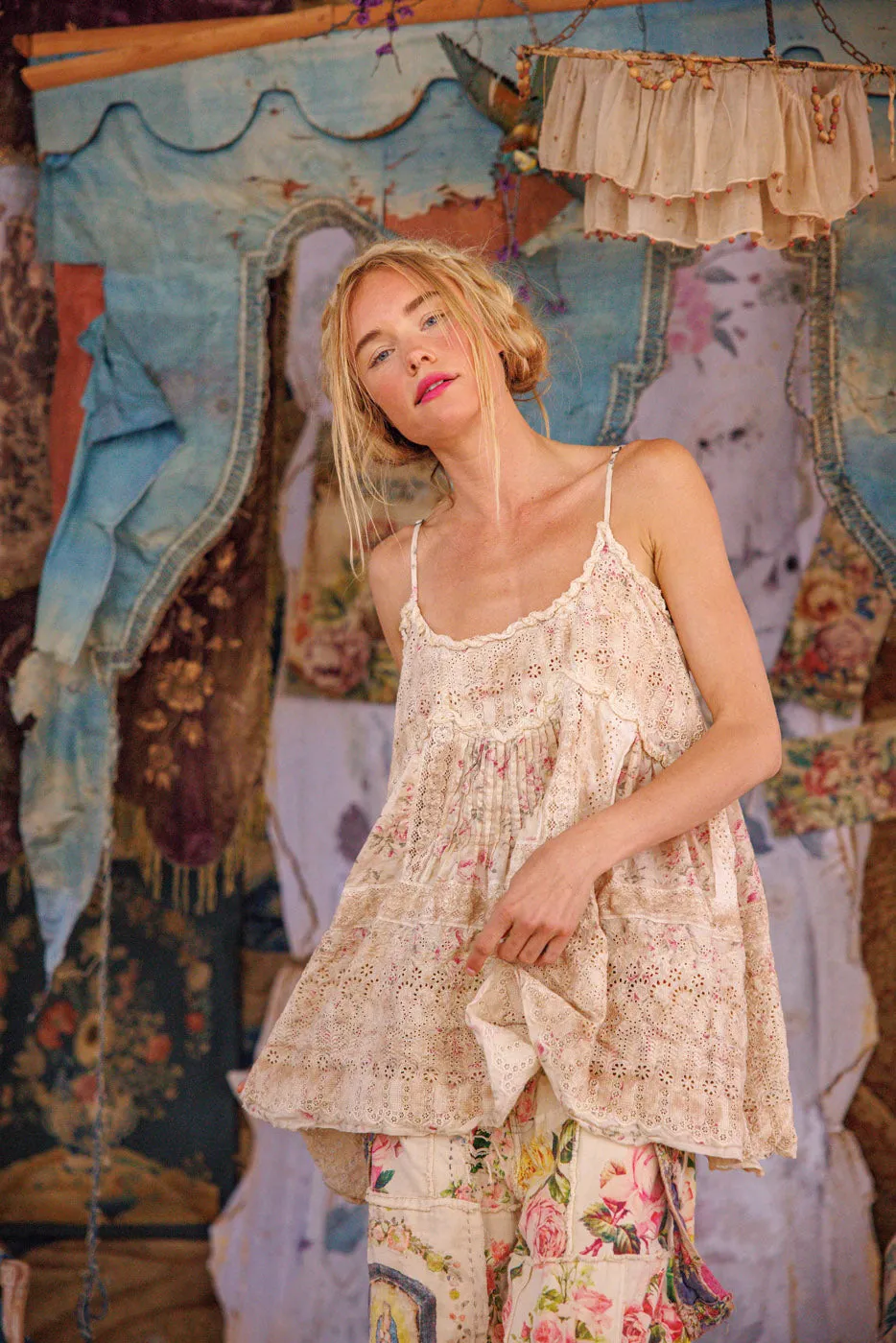 Eyelet Esti Tank sold by Magnolia Pearl product image thumbnail 2