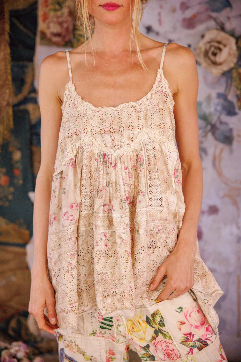 Eyelet Esti Tank sold by Magnolia Pearl product image thumbnail 4
