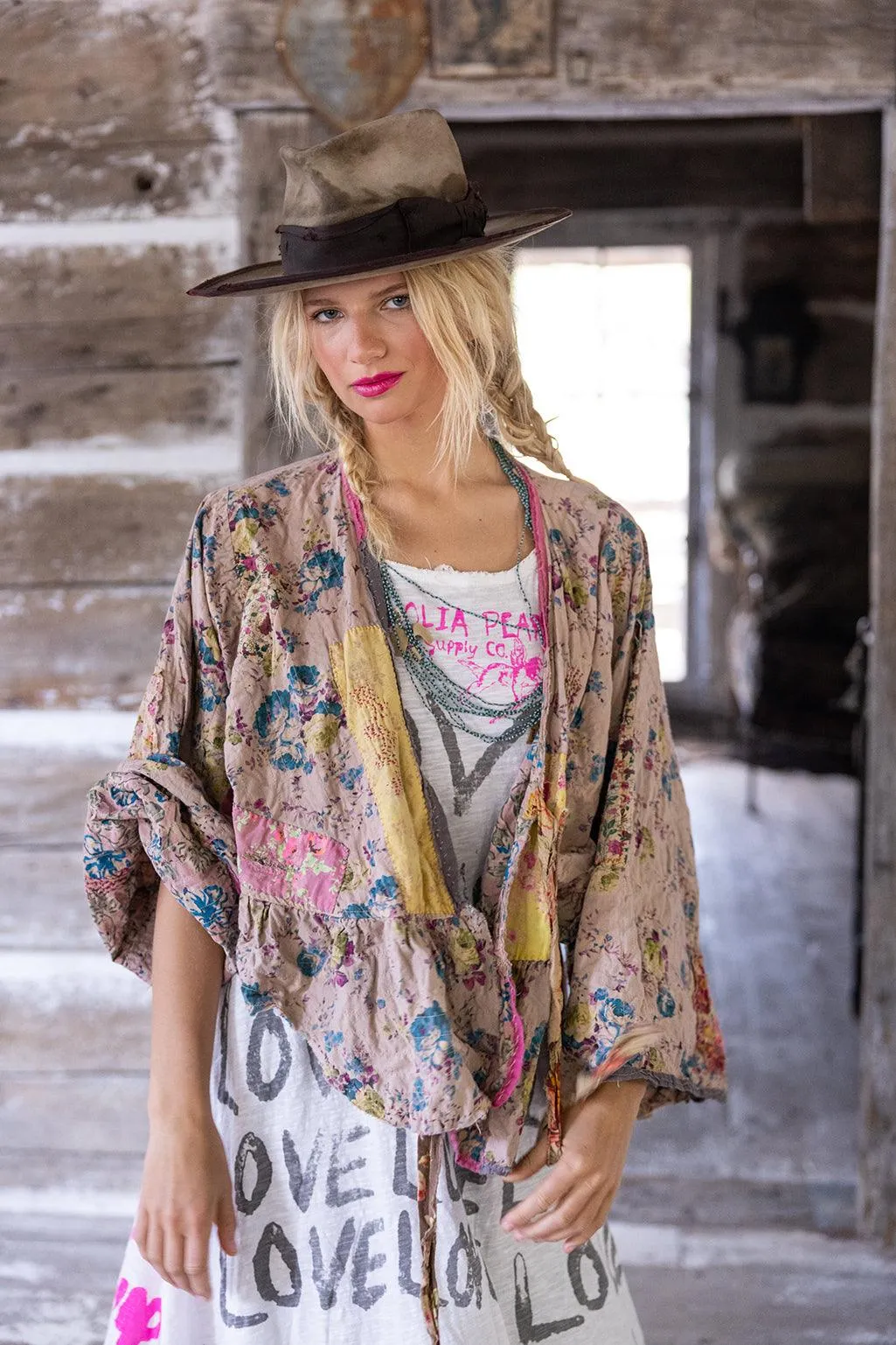 Quilted Lise Lotte Piano Shawl sold by Magnolia Pearl product image thumbnail 2