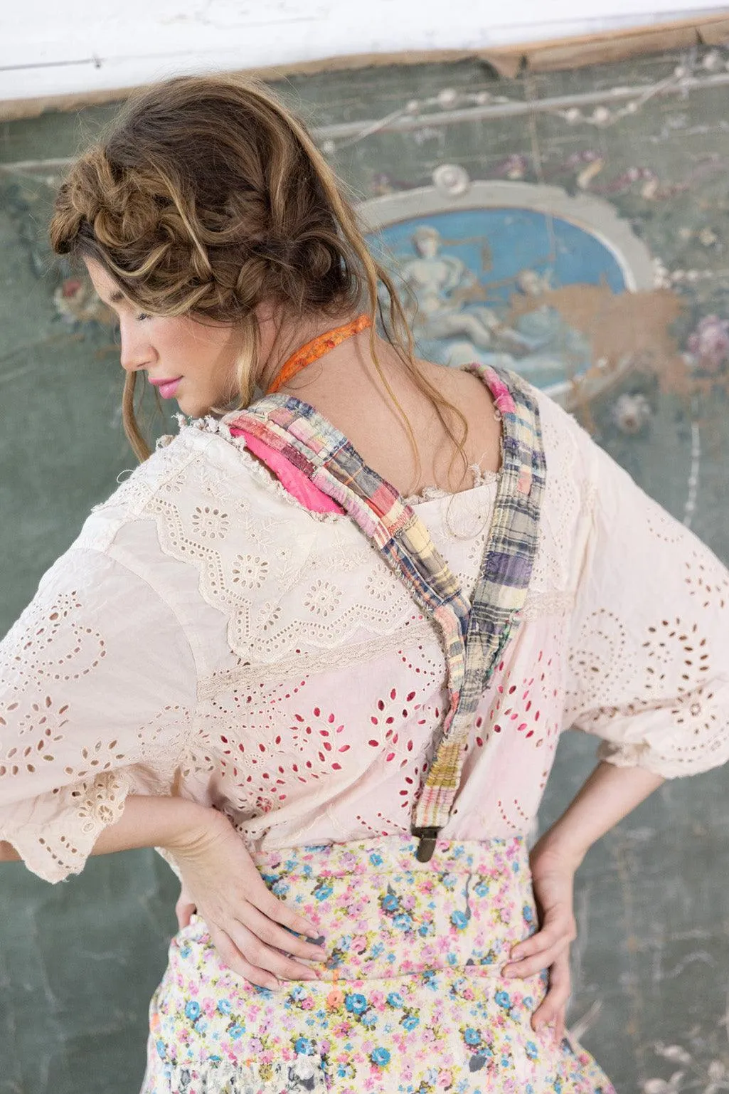 Patchwork Shea Suspenders sold by Magnolia Pearl product image thumbnail 3