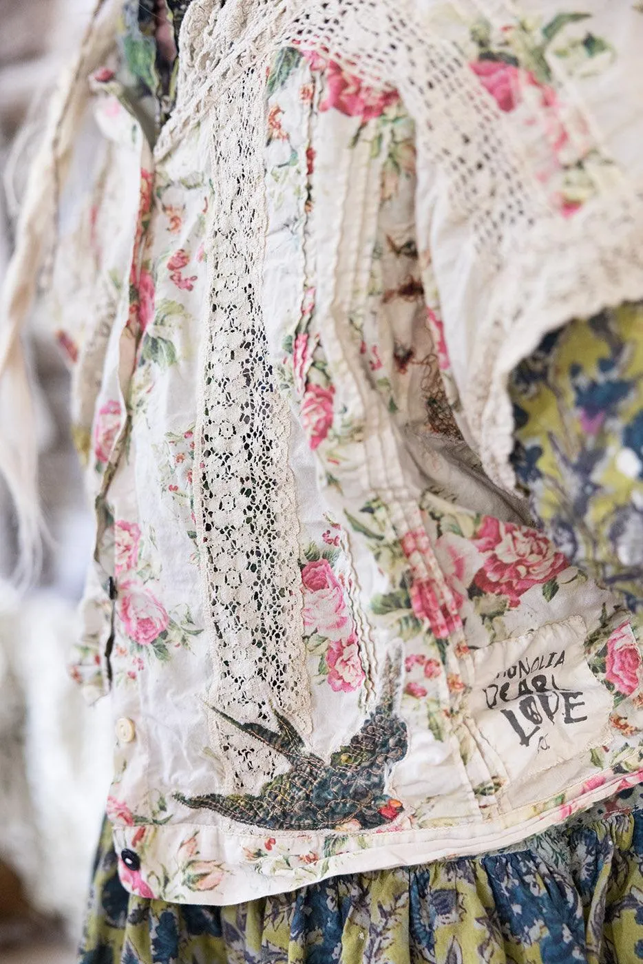 Floral Dejah Cropped Blouse sold by Magnolia Pearl product image thumbnail 5