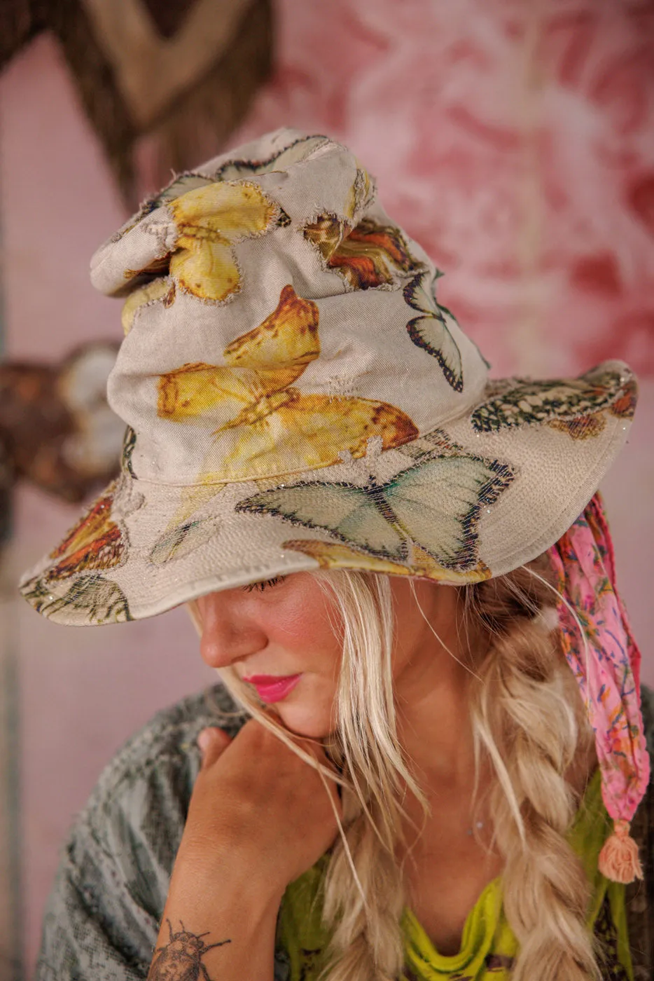 Butterfly Appliqué Hat sold by Magnolia Pearl product image thumbnail 3