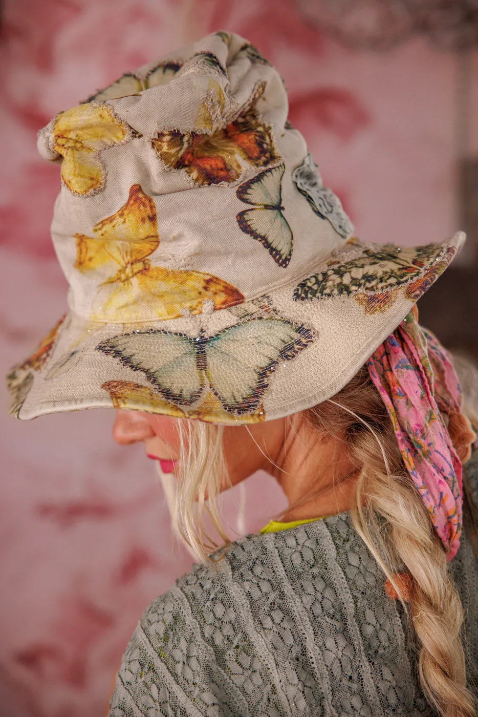 Butterfly Appliqué Hat sold by Magnolia Pearl product image thumbnail 5