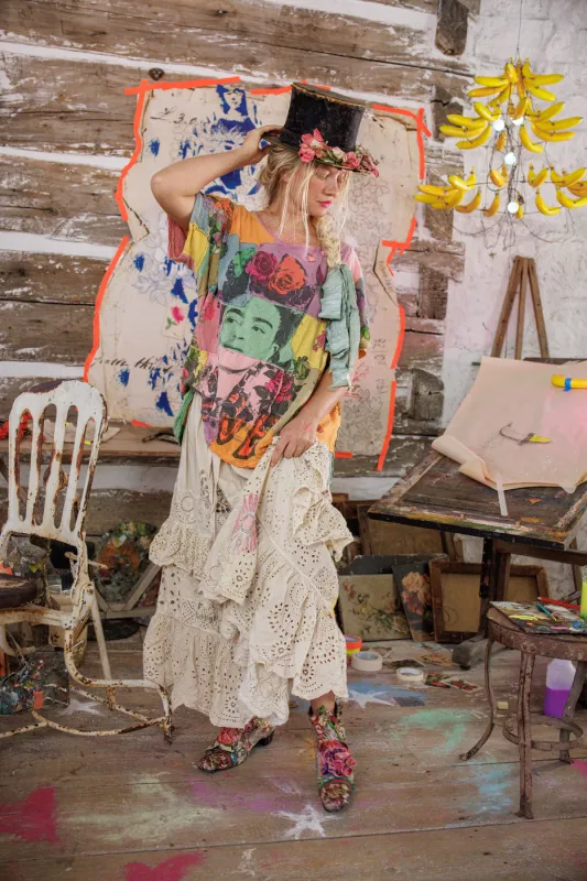 De La Paz Frida Graphics Tee sold by Magnolia Pearl