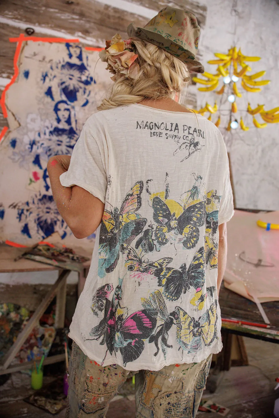 Butterfly Ball Tee sold by Magnolia Pearl product image thumbnail 5