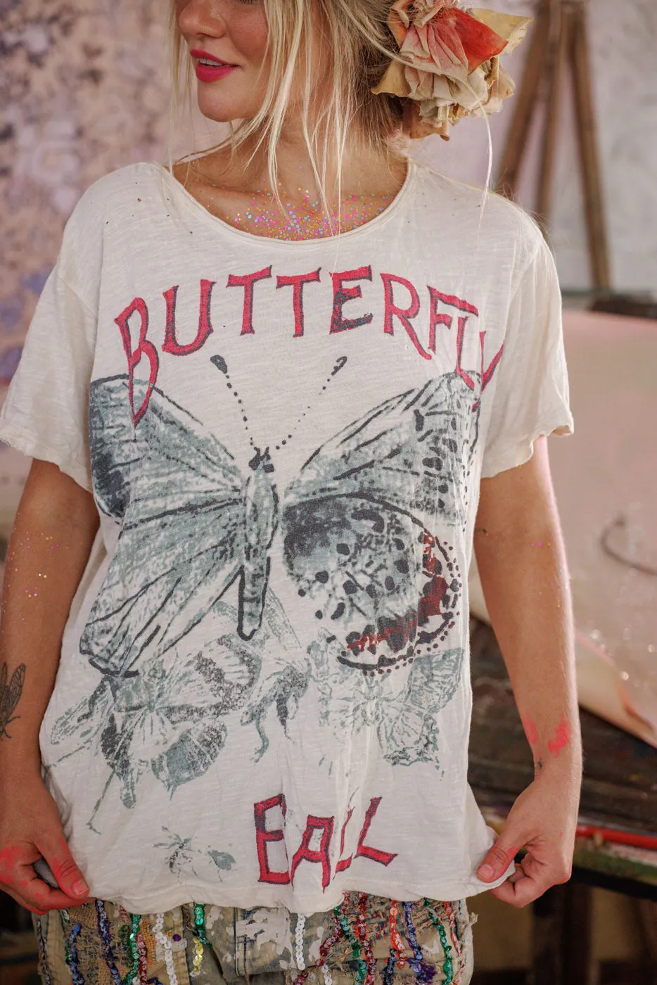 Butterfly Ball Tee sold by Magnolia Pearl product image thumbnail 2