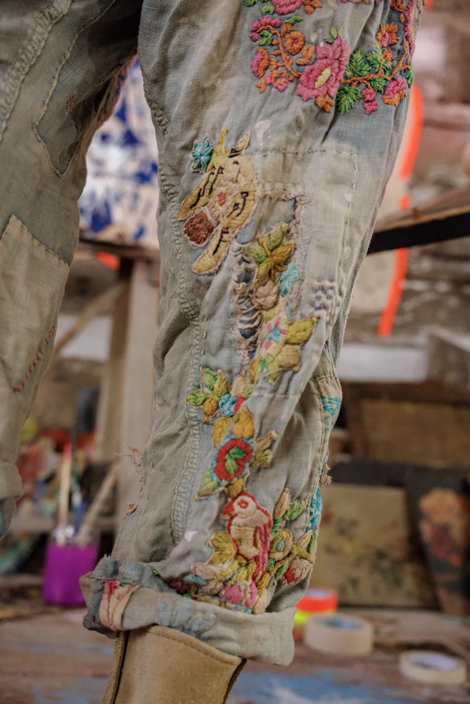 Floral Miner Denims sold by Magnolia Pearl product image thumbnail 5