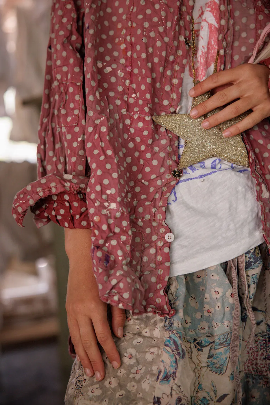 Printed Adison Workshirt sold by Magnolia Pearl product image thumbnail 4