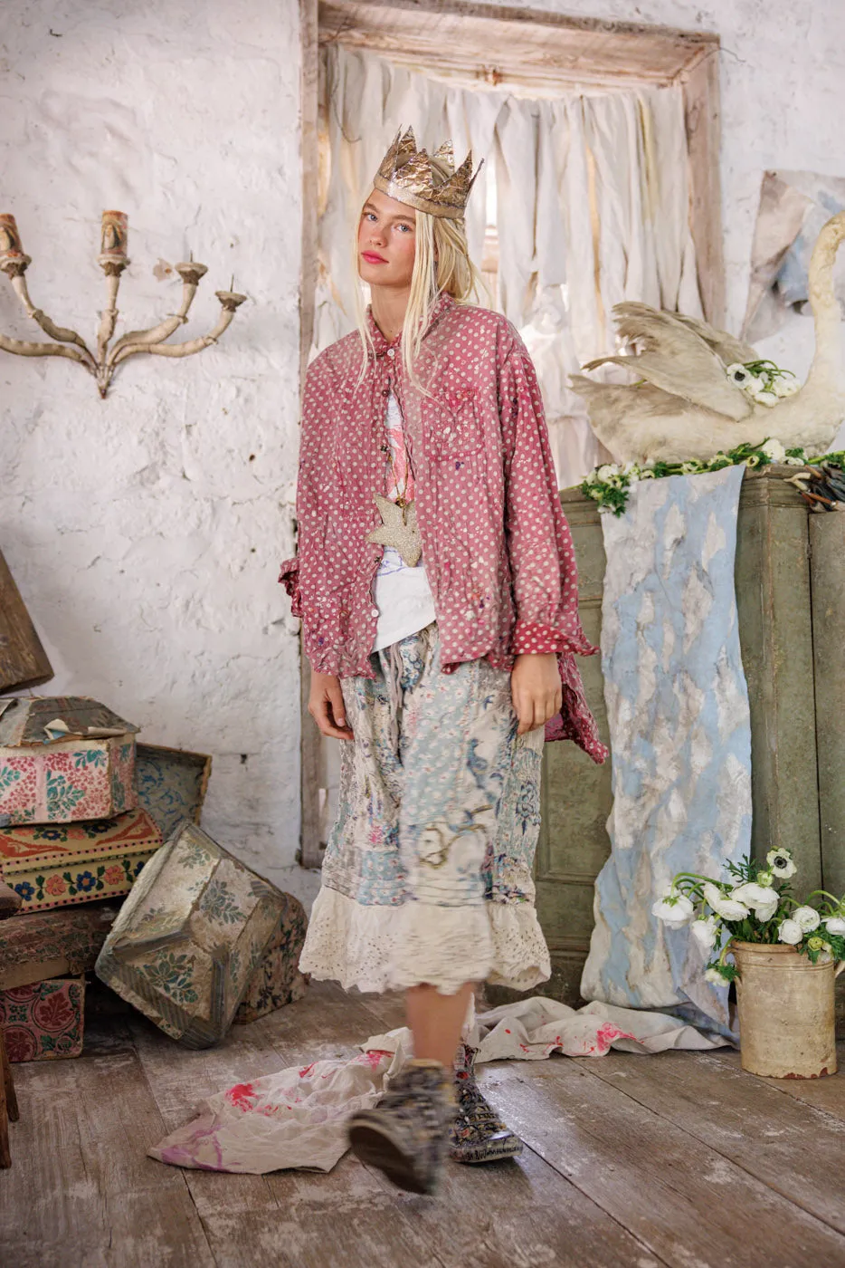 Printed Adison Workshirt sold by Magnolia Pearl