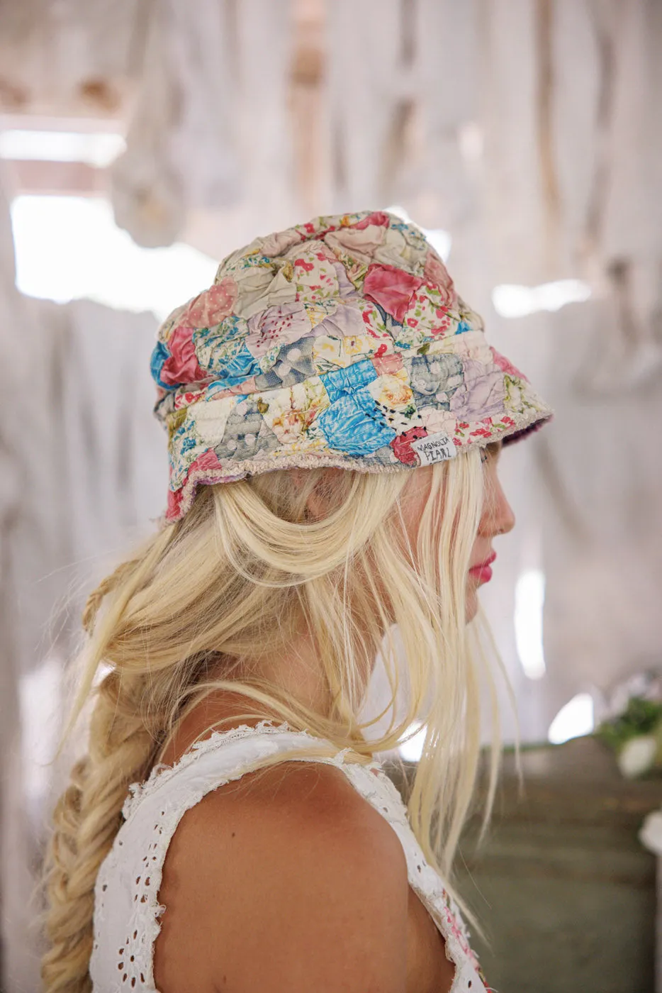 Patchwork Hunter Bucket Hat sold by Magnolia Pearl product image thumbnail 3
