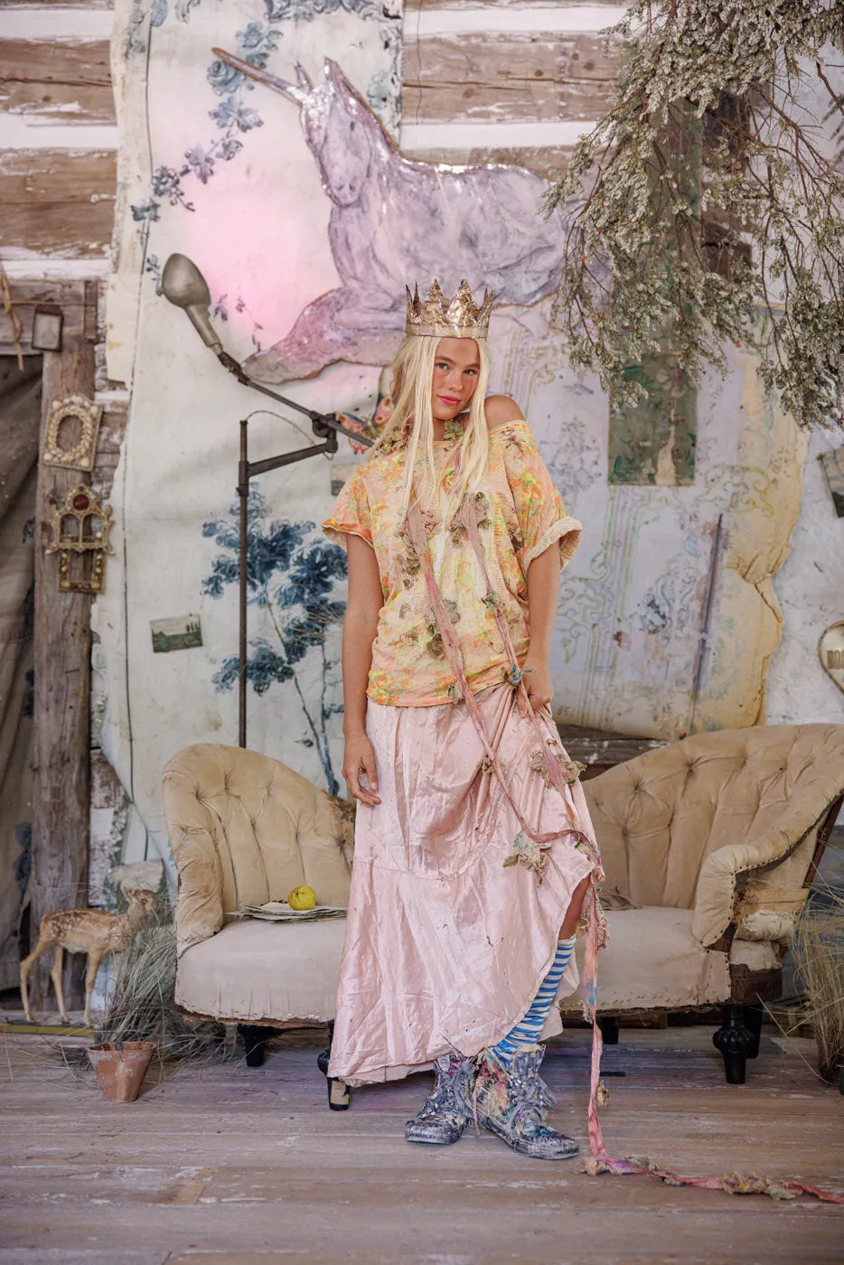 All Over Roses Guadalupe Tee sold by Magnolia Pearl