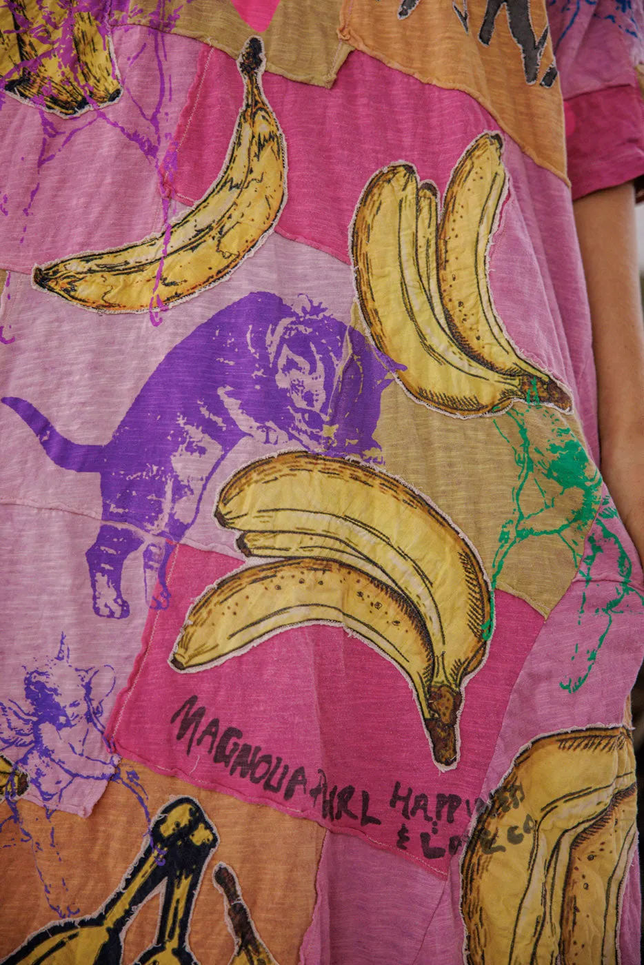 Funk N' Junk Graphics Tee Dress sold by Magnolia Pearl product image thumbnail 4