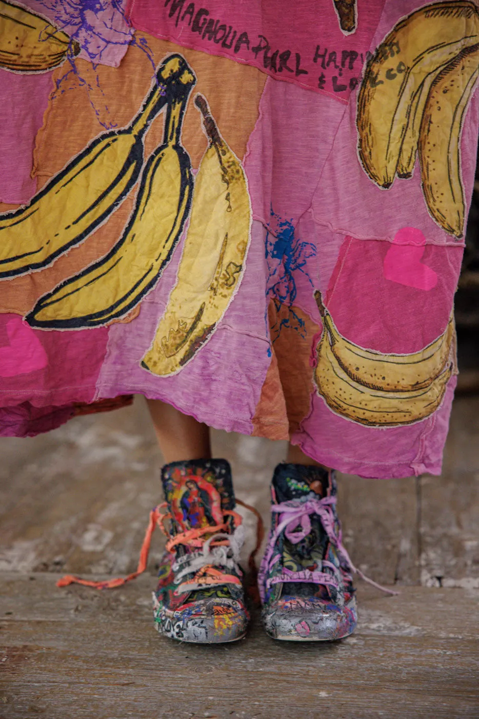 Funk N' Junk Graphics Tee Dress sold by Magnolia Pearl product image thumbnail 5