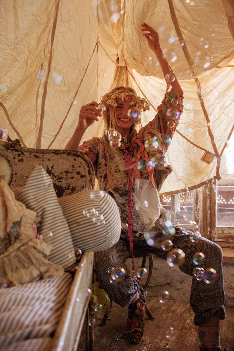 Kalamkari Andhra Jacket sold by Magnolia Pearl product image thumbnail 2