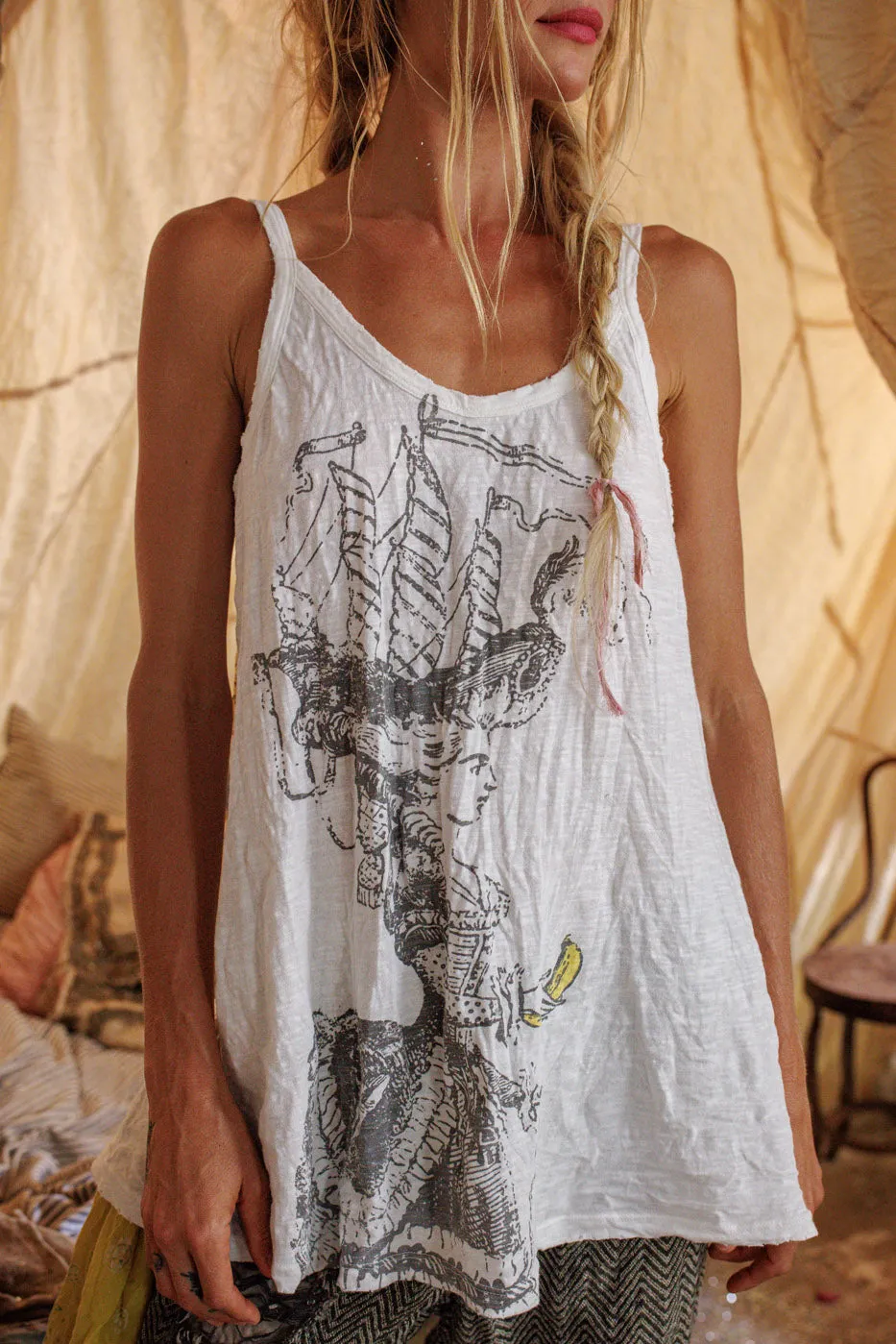 Bananas Por Vida Lana Tank sold by Magnolia Pearl product image thumbnail 3