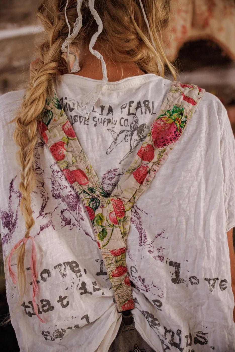 Strawberry Shae Suspenders sold by Magnolia Pearl product image thumbnail 5